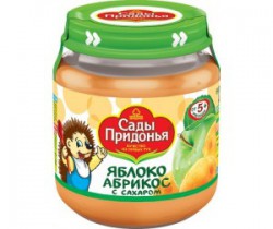 Пюре Сады Придонья яблоко абрикос с 5 мес 120 г