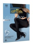 Колготки, Omsa (Омса) р. 3 (M) Velour micro 100 100 den Велюр микро nero черный