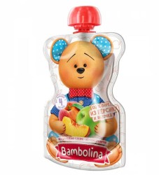 Пюре Bambolina персик и яблоко с 4 мес. 90 г