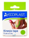 Кинезио тейп, Ecoplast (Экопласт) р. 5смх5м 1 шт зеленый