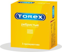 Презервативы Torex ребристые 3 шт.