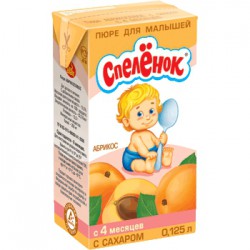 Пюре Спеленок абрикос с 4 мес 125 г