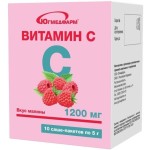 Витамин C, порошок 1200 мг / 5 г 10 шт со вкусом малины саше-пакеты