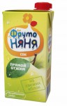 Сок, Фрутоняня 500 мл яблоко прямого отжима неосветленный с 3 лет