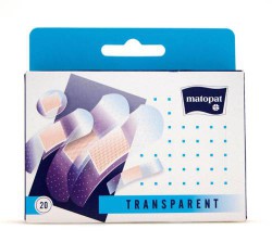 Лейкопластырь Matopat прозрачный 20 шт.