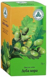 Дуба кора сырье 75 г 1 шт.