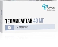 Телмисартан табл. 40 мг 14 шт.