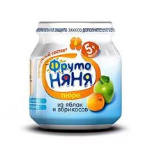 Пюре Фрутоняня яблоко абрикос с 5 мес 112 г