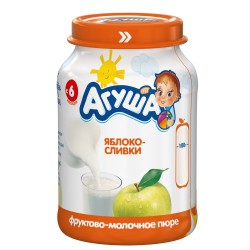 Пюре Агуша яблоко сливки с 6 мес 200 г