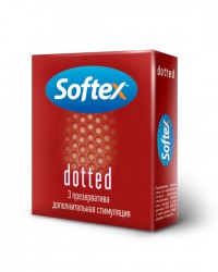 Презервативы Softex доттед с точками 3 шт.